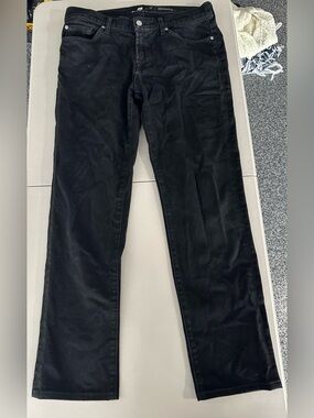Slimmy 7 for all mankind Straight Black Jeans